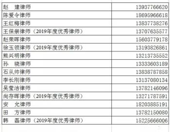 「共抗疫情 免费咨询」南阳大为律师事务所公布全所律师联系方式  -图5