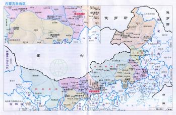 内蒙古最新行政区划图+行政统计表  