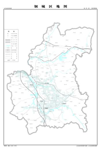 最全最新山东省各地级市下辖各区县（市）标准地图（基本要素版）  -图1