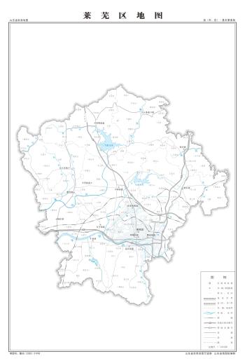 最全最新山东省各地级市下辖各区县（市）标准地图（基本要素版）  -图4