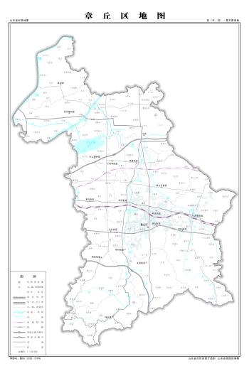 最全最新山东省各地级市下辖各区县（市）标准地图（基本要素版）  -图11