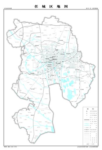 最全最新山东省各地级市下辖各区县（市）标准地图（基本要素版）  -图14