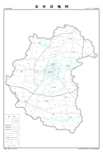 最全最新山东省各地级市下辖各区县（市）标准地图（基本要素版）  -图16