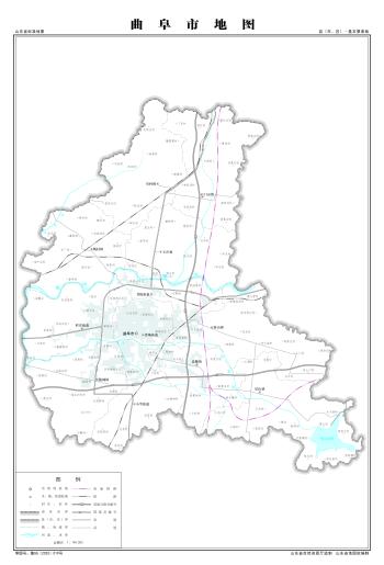 最全最新山东省各地级市下辖各区县（市）标准地图（基本要素版）  -图18