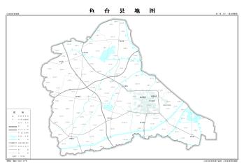 最全最新山东省各地级市下辖各区县（市）标准地图（基本要素版）  -图22