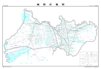 最全最新山东省各地级市下辖各区县（市）标准地图（基本要素版）  -图24