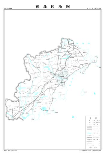 最全最新山东省各地级市下辖各区县（市）标准地图（基本要素版）  -图25