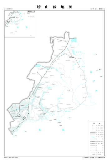 最全最新山东省各地级市下辖各区县（市）标准地图（基本要素版）  -图29