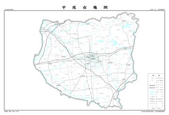 最全最新山东省各地级市下辖各区县（市）标准地图（基本要素版）  -图31