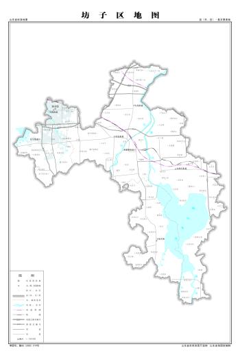 最全最新山东省各地级市下辖各区县（市）标准地图（基本要素版）  -图36