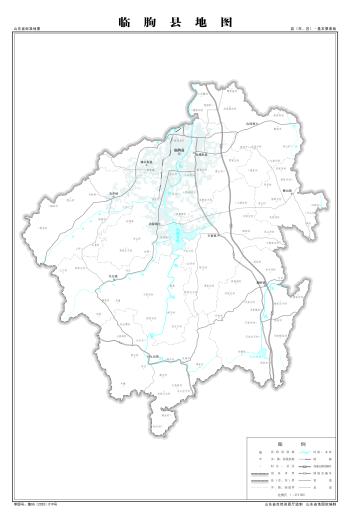 最全最新山东省各地级市下辖各区县（市）标准地图（基本要素版）  -图41