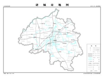 最全最新山东省各地级市下辖各区县（市）标准地图（基本要素版）  -图44