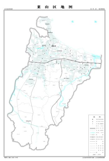 最全最新山东省各地级市下辖各区县（市）标准地图（基本要素版）  -图47