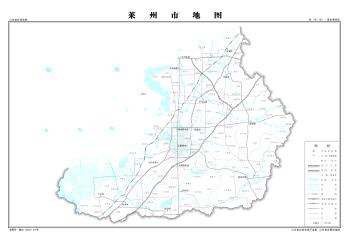 最全最新山东省各地级市下辖各区县（市）标准地图（基本要素版）  -图49