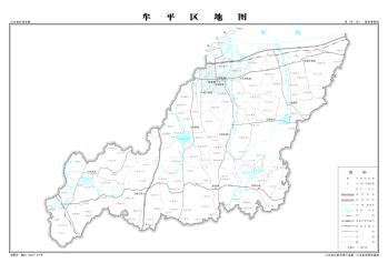 最全最新山东省各地级市下辖各区县（市）标准地图（基本要素版）  -图51