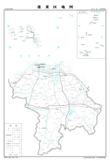 最全最新山东省各地级市下辖各区县（市）标准地图（基本要素版）  -图52