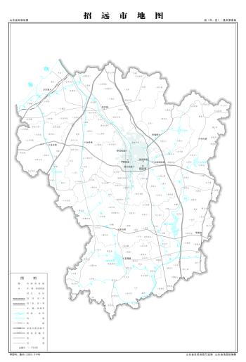 最全最新山东省各地级市下辖各区县（市）标准地图（基本要素版）  -图54