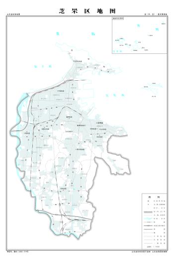 最全最新山东省各地级市下辖各区县（市）标准地图（基本要素版）  -图55