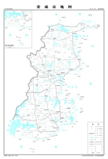 最全最新山东省各地级市下辖各区县（市）标准地图（基本要素版）  -图57