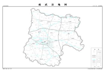 最全最新山东省各地级市下辖各区县（市）标准地图（基本要素版）  -图61