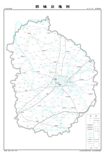 最全最新山东省各地级市下辖各区县（市）标准地图（基本要素版）  -图68