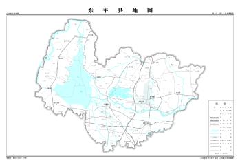 最全最新山东省各地级市下辖各区县（市）标准地图（基本要素版）  -图75