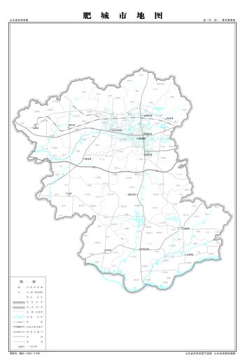 最全最新山东省各地级市下辖各区县（市）标准地图（基本要素版）  -图76