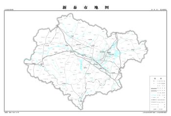 最全最新山东省各地级市下辖各区县（市）标准地图（基本要素版）  -图78