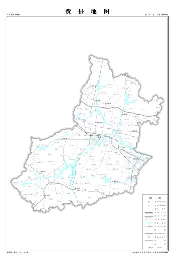 最全最新山东省各地级市下辖各区县（市）标准地图（基本要素版）  -图79