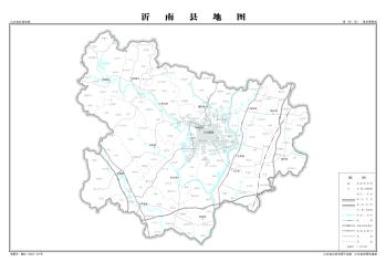 最全最新山东省各地级市下辖各区县（市）标准地图（基本要素版）  -图89