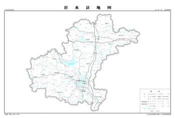 最全最新山东省各地级市下辖各区县（市）标准地图（基本要素版）  -图90