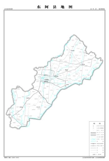 最全最新山东省各地级市下辖各区县（市）标准地图（基本要素版）  -图92