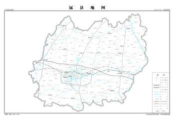 最全最新山东省各地级市下辖各区县（市）标准地图（基本要素版）  -图94