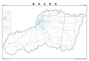 最全最新山东省各地级市下辖各区县（市）标准地图（基本要素版）  -图95