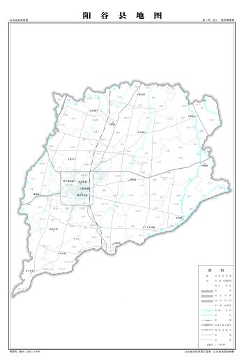 最全最新山东省各地级市下辖各区县（市）标准地图（基本要素版）  -图97