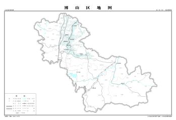 最全最新山东省各地级市下辖各区县（市）标准地图（基本要素版）  -图98