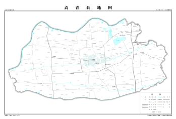 最全最新山东省各地级市下辖各区县（市）标准地图（基本要素版）  -图99