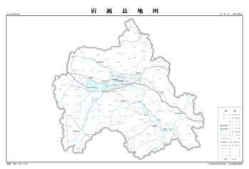 最全最新山东省各地级市下辖各区县（市）标准地图（基本要素版）  -图102