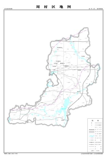 最全最新山东省各地级市下辖各区县（市）标准地图（基本要素版）  -图104