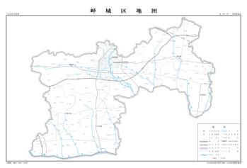 最全最新山东省各地级市下辖各区县（市）标准地图（基本要素版）  -图110