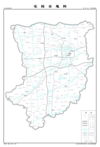 最全最新山东省各地级市下辖各区县（市）标准地图（基本要素版）  -图113