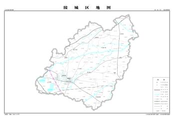 最全最新山东省各地级市下辖各区县（市）标准地图（基本要素版）  -图115