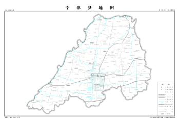 最全最新山东省各地级市下辖各区县（市）标准地图（基本要素版）  -图116