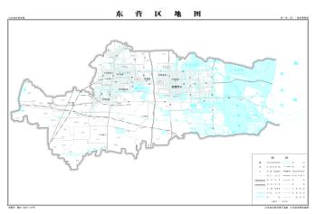 最全最新山东省各地级市下辖各区县（市）标准地图（基本要素版）  -图124