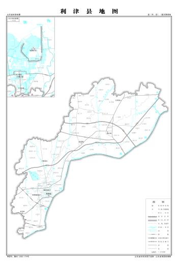 最全最新山东省各地级市下辖各区县（市）标准地图（基本要素版）  -图127